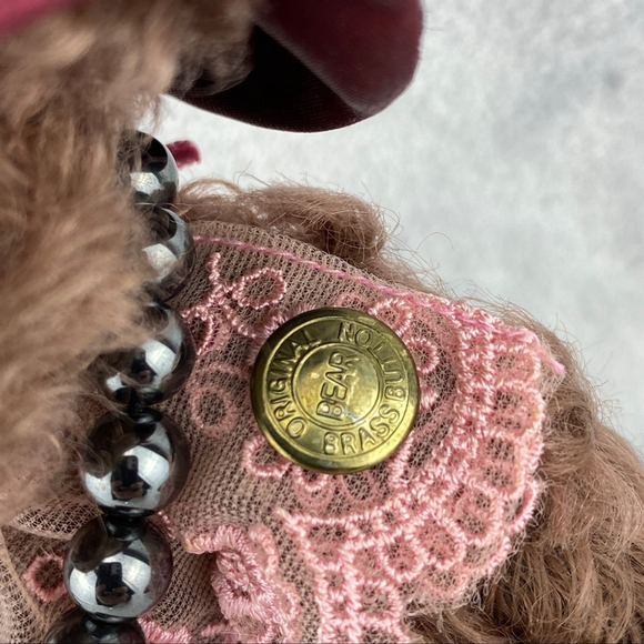 Pickford Brass Button Power Bear of Happiness Chelsea Bracelet 9 inch Plush - Picture 9 of 16